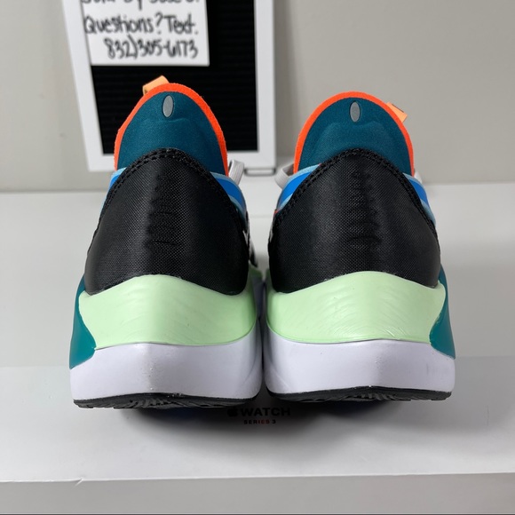 NIKE N110 D/MS/X DIMSIX MENS RUNNING SHOES SIZE 9 BLACK MULTICOLOR NEW - Picture 3 of 10